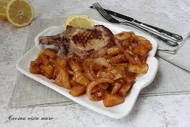 .di maiale alla birra ingredienti 4 bistecchine di maiale farina q.b. Bistecchine Di Maiale In Agrodolce Cucina Vista Mare