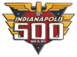 The name indy 500 is used boldly and prominently, with the wing & wheel (the chunky logo) near the bottom. 2014 Indianapolis 500 Wikipedia