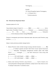 Permohonan Dispensasi Nikah Anak
