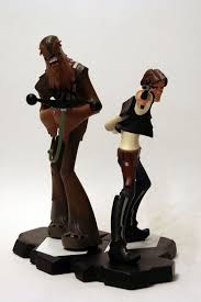 Star Wars Animated Han Solo And Chewbacca Gentle Giant Maquettes Star Wars Geek Star Wars Art Star Wars Design