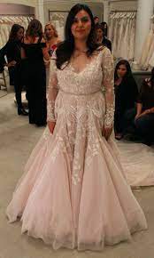 Blush Plus Size Wedding Dress Modest Long Sleeve Lace Wedding Dress Long Sleeve Wedding Dress Lace A Line Wedding Dress Lazaro Wedding Dress