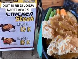 Pesannya gampang dan pengiriman cepat langsung ke lokasi kamu. Di Jogja Kamu Bisa Dapat Steak Ayam Enak Hanya Bermodalkan Rp10 Ribu Plus Nasi Indozone Id