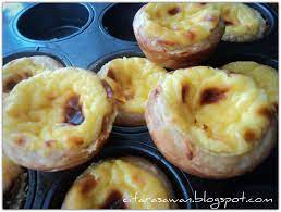 Biarkan 20 menit lalu bentuk bulat. Resepi Portuguese Egg Tart