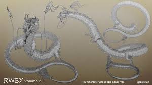 Artstation Rwby Volume 6 God Of Light Dragon Nicolas Sangervasi Rwby Volume Rwby Dragon