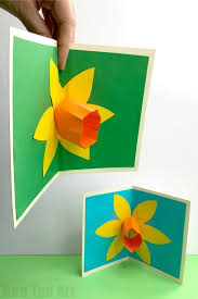 Your mother s day flower pot craft is finished! 3d Pop Up Daffodil Card Perfect As A St David S Day Card Or Mother S Day Card Or Even Teacher Appreci Pop Up Flower Cards Flower Cards Paper Crafts For Kids