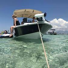 The water depth ranges from two to ten feet deep. Photo Contest Entry Crab Island Entry Pc929 Sportsman Boats