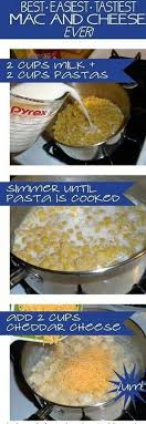Easy Mac Cheese I Doubled The Recipe Using 3 Cups Of Whole Milk And One Cup Of Heavy Whipping Cream Added More Milk As Need Tasty Mac And Cheese Food Recipes
