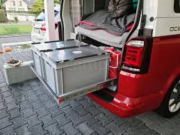 The popular california campervan has been produced by volkswagen for over 30 years. Vw T5 T6 T6 1 Heckauszug Ocean Coast Comfortline Top Qualitat
