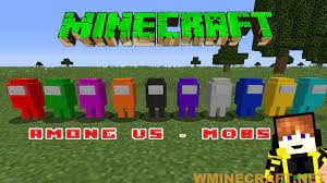 Online multiplayer map that can be played by 4 to 10 people. Among Us Mobs Mod For Minecraft 1 12 2 Color Body Diamond Sword Wminecraft Net