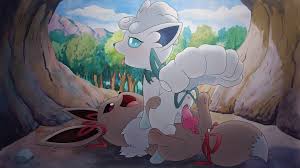 Eevee and vulpix
