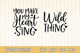 We did not find results for: You Make My Heart Sing Wild Thing Svg Cut File 1329105 Cut Files Design Bundles