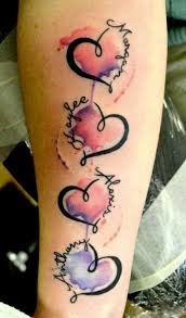 See more ideas about watercolor heart tattoos, kandinsky art, watercolor heart. Pin By Alison Howell On Bucket List Mom Tattoos Tattoos For Daughters Watercolor Heart Tattoos