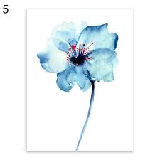 Découvrez ces peintures abstraites sur toile contemporaines. Aquarelle Fleur Toile Peinture Moderne De Salon De Chambre Etude Art Decor Cdiscount Beaux Arts Et Loisirs Creatifs