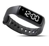 Potty Training Watch - Silent Vibrating Alarm Watch Pill Reminder Wristband  with Countdown Timer (Black)
