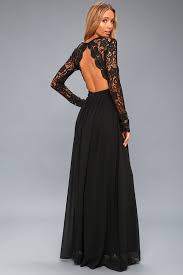 Awaken My Love Black Long Sleeve Lace Maxi Dress In 2020 Long Sleeve Lace Maxi Dress Black Lace Maxi Dress Long Sleeve Bridesmaid Dress