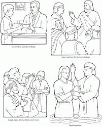 The apostles pages also have a number of pages showing jesus as an adult. Baptism Of Jesus Coloring Page Coloring Home