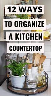 12 Best Kitchen Countertop Ideas To Be Well Organized Craftsonfire Kitchen Countertops Cool Kitchens Small Kitchen Organization