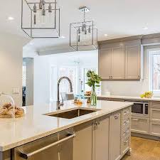 Nickel And Glass Square Pendant Lights Design Ideas Tips for choosing kitchen pendant lights.