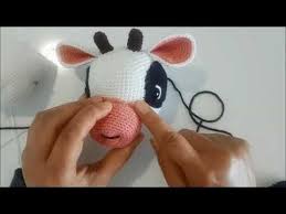 Amigurumi Sutas Inek Buzagi Yapimi 1 Bolum Kafa Yapimi Youtube Amigurumi Tig Isleri Orgu
