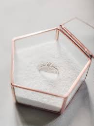 Glass Ring Boxes Gold Ring Box Pentagon Wedding Ring Box Engagement Ring Holder Rustic Rose Gold Silver Ring Box For Wedding Ceremony 13 Wedding Ring Box Ring Box Engagement Ring Holders