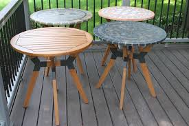 The traditional bistro was typically in the front of the home or business so that visitors could people watch while eating. 30 Sandstone Mosaic Bistro Table Top With Mixed Material Base