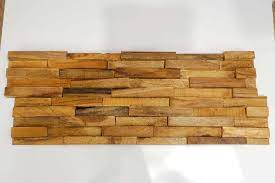 Wood reclaimed teak wood source indonesia root wood tones brown , red brown finishing. Decorative Wooden Wall Tiles Teak Oldwood Panels Kinaree