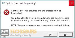 League of Legends: A Critical Error has Occurred and the Process must be  Terminated [Fixed Completely] - Techisours