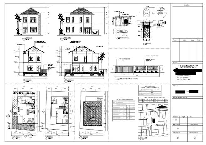 Membangun Rumah Tahap 9: Gambar Kerja / DED - ARSITAG