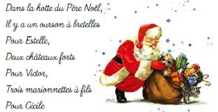 Renouez avec l'esprit des fêtes de noël de votre enfance ! Poesie Gs Cp Dans La Hotte Du Pere Noel Ecole Areva Mlf Rauma Finlande