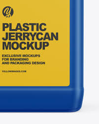 Matte Jerrycan Mockup In Jerrycan Mockups On Yellow Images Object Mockups