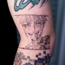 Tattoo Artist Oozy South Korean Tattoo Artist Oozy Tattoo Artwoonz In 2020 Anime Tattoos Naruto Tattoo Korean Tattoo Artist