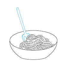 How To Draw Spaghetti Really Easy Drawing Tutorial 'ramen' (japanese noodles) in hand draw doodle style stock. how to draw spaghetti really easy