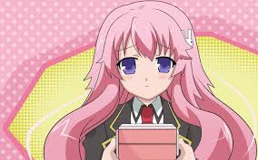 Purple eyesdisclaimer:i do not take credit for the music or picture in this video. Female Anime Character With Pink Hair And Purple Eyes Carrying A Pink Box Hd Wallpaper Wallpaper Flare