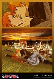 Ichigo kurosaki is the protagonist of bleach as well as being the longtime crush and eventual husband of orihime inoue. Inoue Orihime Kurosaki Ichigo Ichigo Kurosaki Page 33 Zerochan Anime Image Board