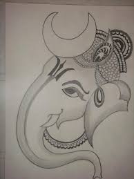 Zeichnungen In 2020 Ganesha Drawing Art Drawings Simple Drawing Stencils