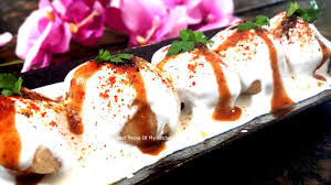 Dahi Vada Recipe In Hindi Dahi Bhalla Recipe Quick And Easy Moong Dal Dahi Vada Chaat Youtube