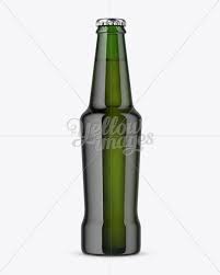 Changeable beer glass color with 1 click. Green Glass Lager Beer Bottle Mockup In Bottle Mockups On Yellow Images Object Mockups Bottle Mockup Green Beer Bottles Lager Beer