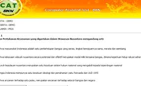 Contoh Soal Cpns 2018 Kunci Jawaban Simulasi Cat Cpns Bkn 2017 Gratis Terbaru Qwerty Cute766
