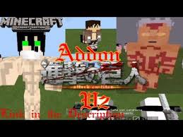 All maps are easy to install, so even noob can handle it. Minecraft 1 2 Addon Attack On Titan V2 Download Link In The Description Youtube