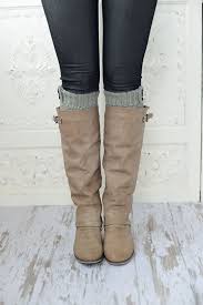 I am not sure i even read these boots not only look cute but they are so functional! Knitted Boot Cuffs Boot Socks Light Grey Knitted Cuffs With Buttons Slip On Faux Boot Toppers Knitted Boot Cuffs Faux Boots Knit Boots