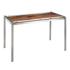 This dining table features a steel base with chrome finish to add a polished touch to the design. Stainless Steel Dining Room Tables Target