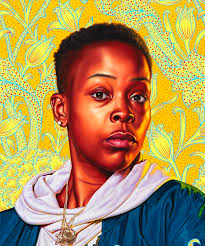 Kehinde Wiley, Portrait of Melissa Thompson, 2020