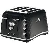 Grille Pain 4 Tranches Delonghi Ctj4003bk Noir Achat Vente Grille Pain Toaster Cdiscount