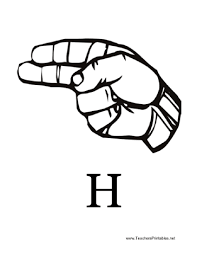 Black And White Free Printable Sign Language Alphabet Sign Language With H Classroom Newsletter Template Free Classroom Newsletter Template Sign Language Book