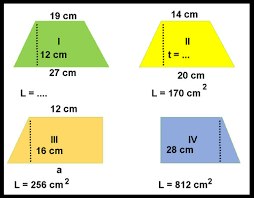 Luas ii=½ x d₁ x d₂. Soal Bangun Datar Trapesium Plus Kunci Jawaban Juragan Les