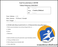 Soal pkn kelas 6 tema 1. Soal Tematik Kelas 6 Tema 1 Subtema 4 Semester 1