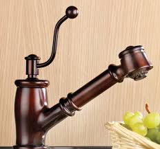 Pull out kitchen mixer single handle kitchen faucet by kraus. Vintage Style Kitchen Faucet From Mico The Seashore Faucet Line