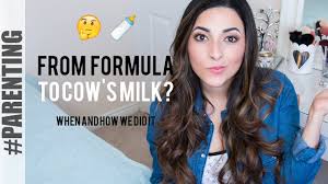 How To Transition A 1 Year Old From Formula To Cow S Milk Ysis Lorenna Youtube
