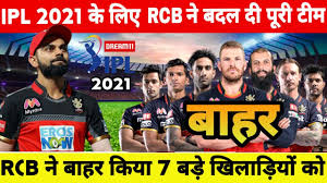 A total of 1,097 players have registered for the auction, which comprises 21 india. Ipl 2021 Rcb Release These 7 Big Players Before Ipl 2021 Auction Royal Challengers Banglore 2021 Youtube
