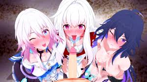 CLARA, SEELE & MARCH 7TH WANTS THE DICK 🥵 HONKAI STAR RAIL HENTAI  COMPILATION 